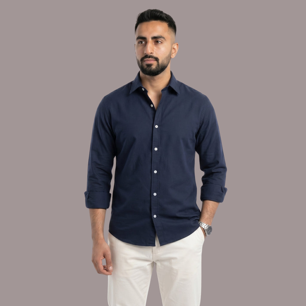 HZBER Classic Shirt — Navy