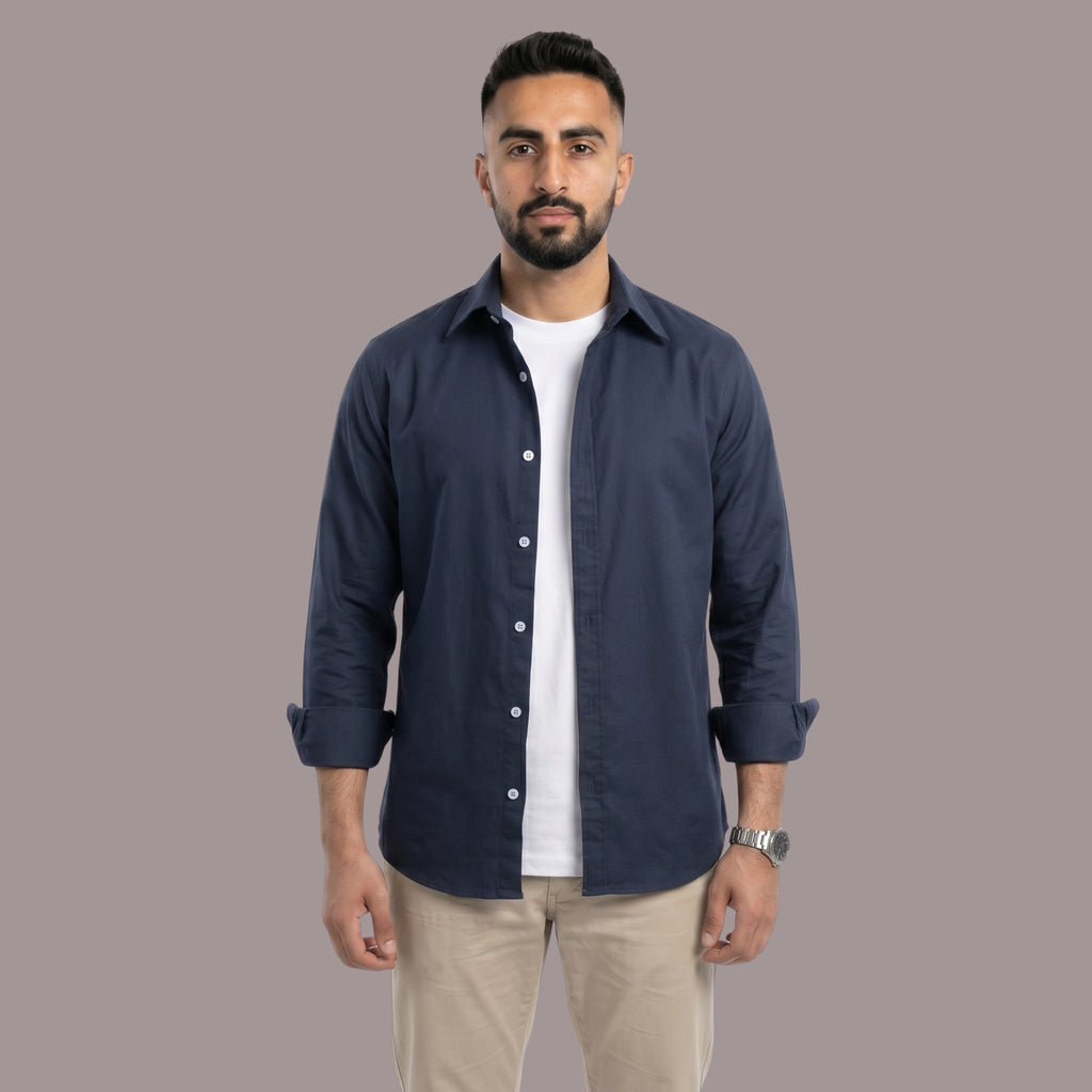HZBER Classic Shirt — Navy