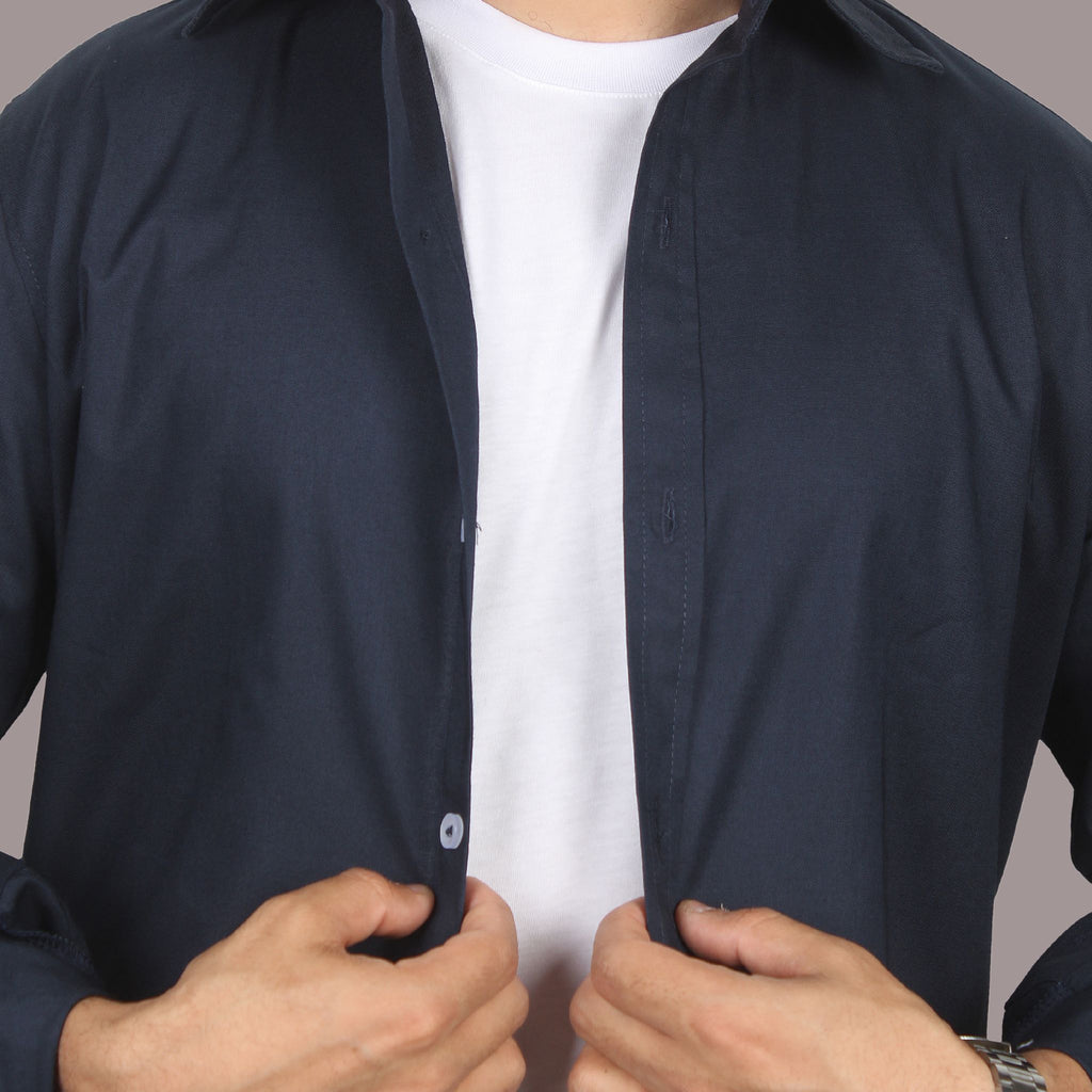 HZBER Classic Shirt — Navy