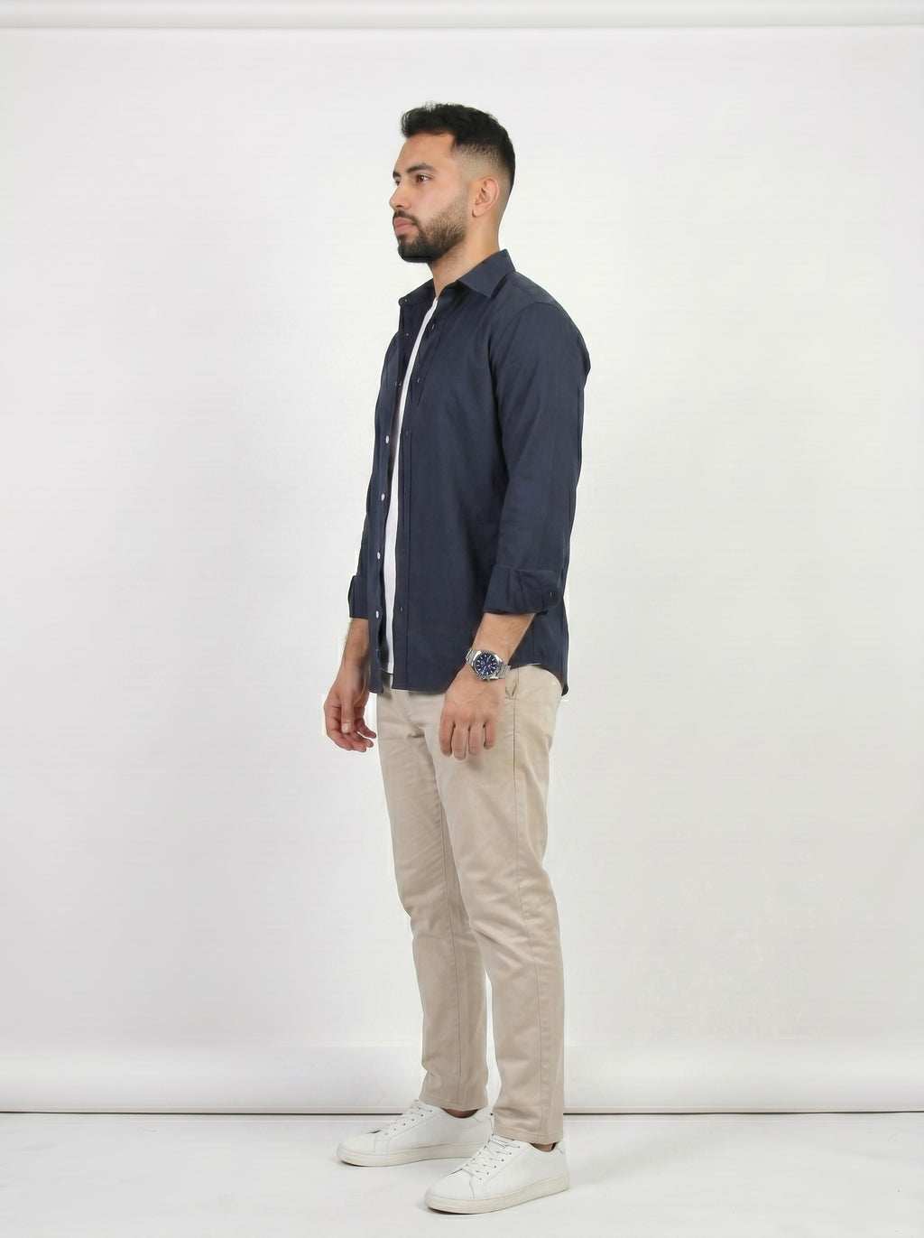 HZBER Classic Shirt — Navy