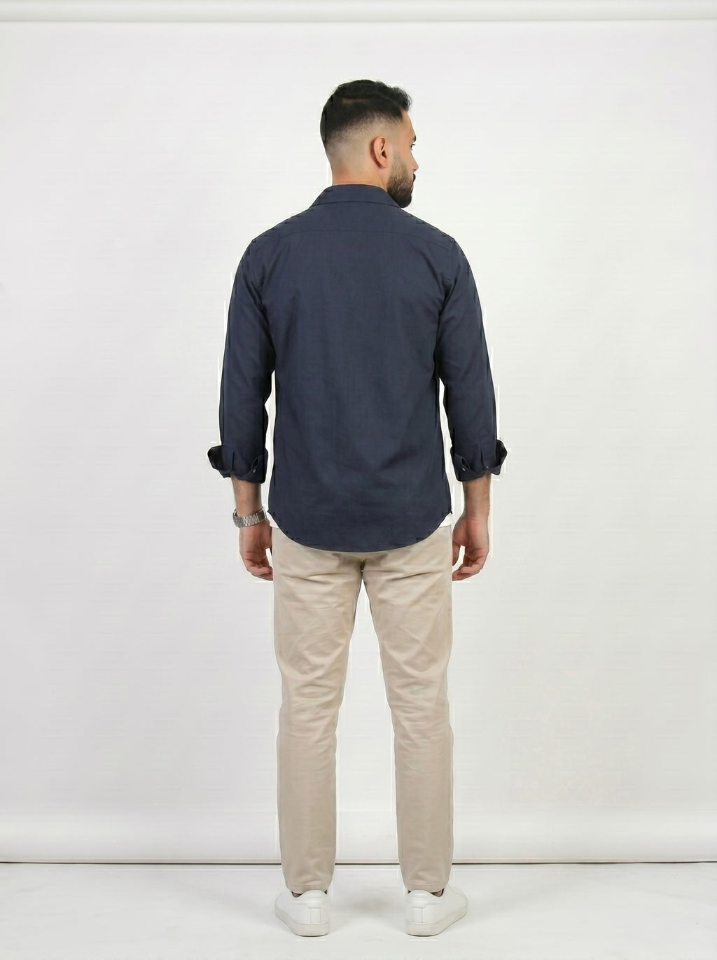 HZBER Classic Shirt — Navy